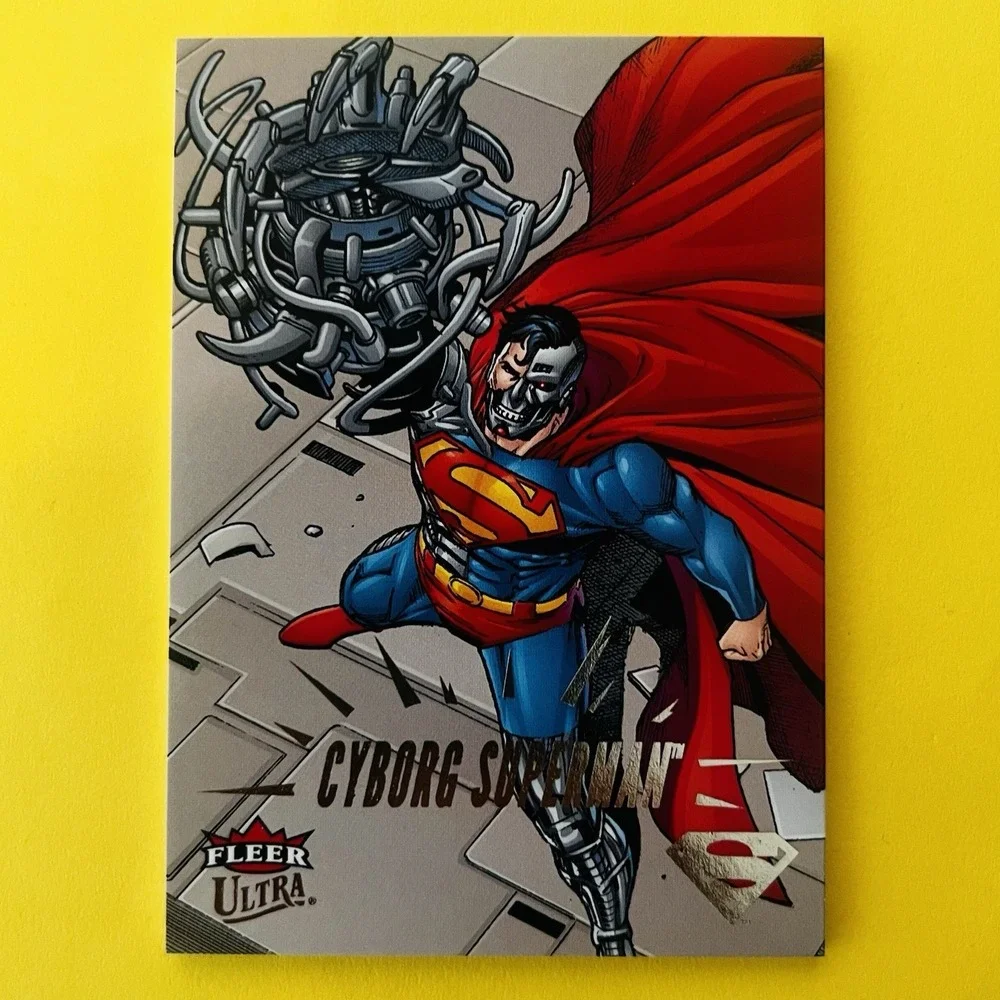 2025 Fleer Ultra Superman #57 Cyborg Superman‎ Gold Foil Base Card DC Comics